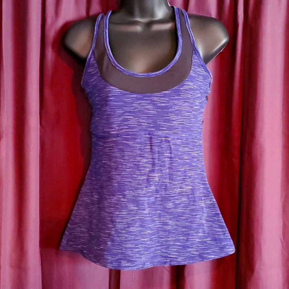 Cross back athletic top